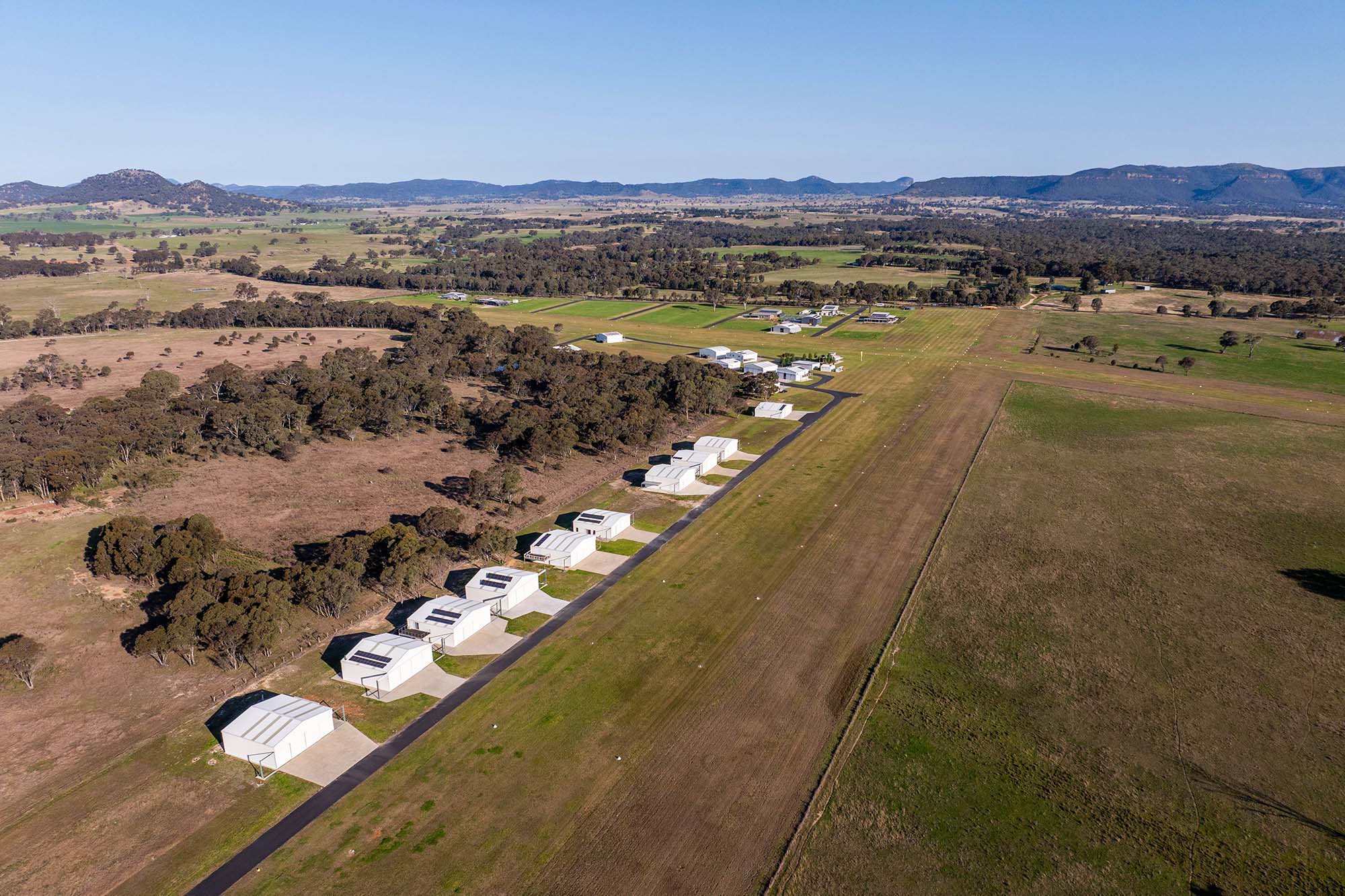 plane hangar airpark